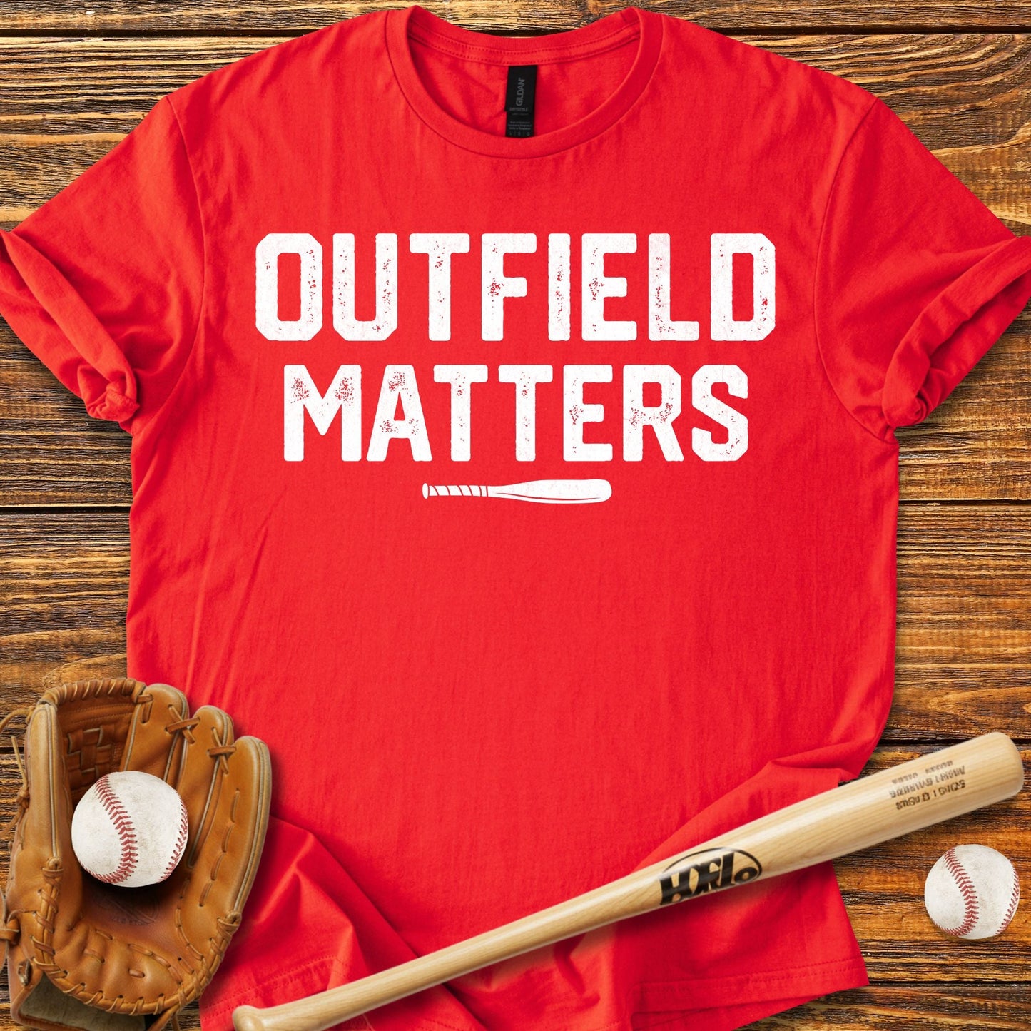 Outfield Matters T-Shirt - HomeRun PrintsT-Shirt