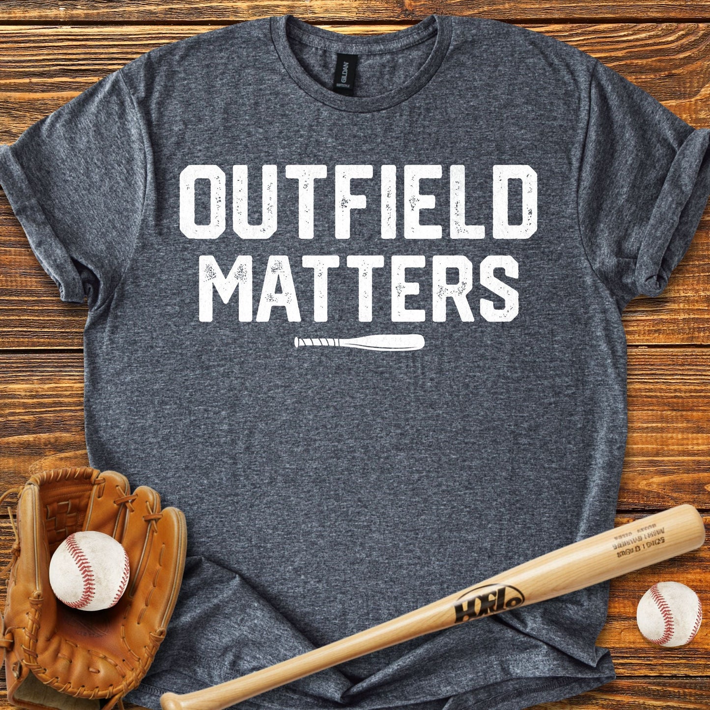 Outfield Matters T-Shirt - HomeRun PrintsT-Shirt