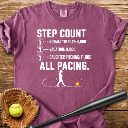 Pacing Through Her Pitching - HomeRun PrintsComfort Colors