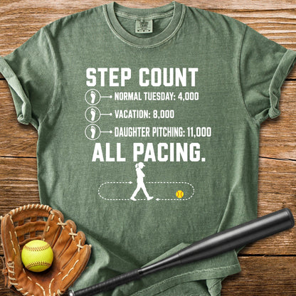 Pacing Through Her Pitching - HomeRun PrintsComfort Colors