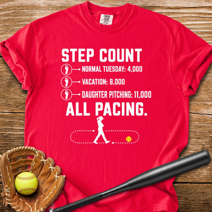 Pacing Through Her Pitching - HomeRun PrintsComfort Colors