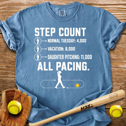Pacing Through Her Pitching T-Shirt - HomeRun PrintsComfort Colors