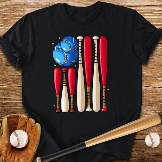 Patriotic Usa - HomeRun PrintsT-Shirt