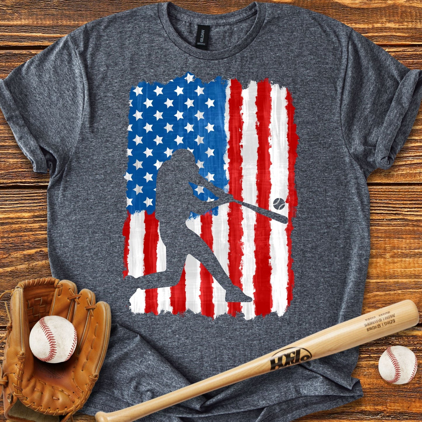 Patriotic Usa T-Shirt - HomeRun PrintsT-Shirt