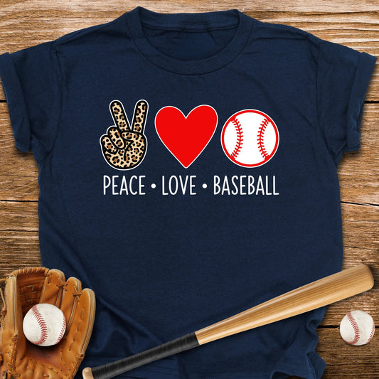 Peace Love Baseball Youth Tee - HomeRun PrintsKids clothes