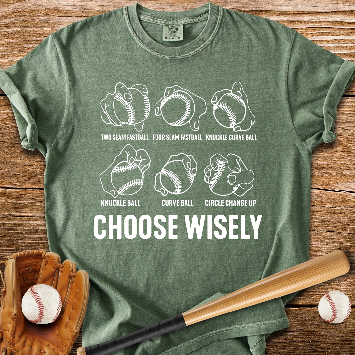 Pick Your Pitch Wisely - HomeRun PrintsComfort Colors