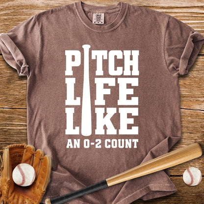 Pitch Life 0-2 Count - HomeRun PrintsComfort Colors