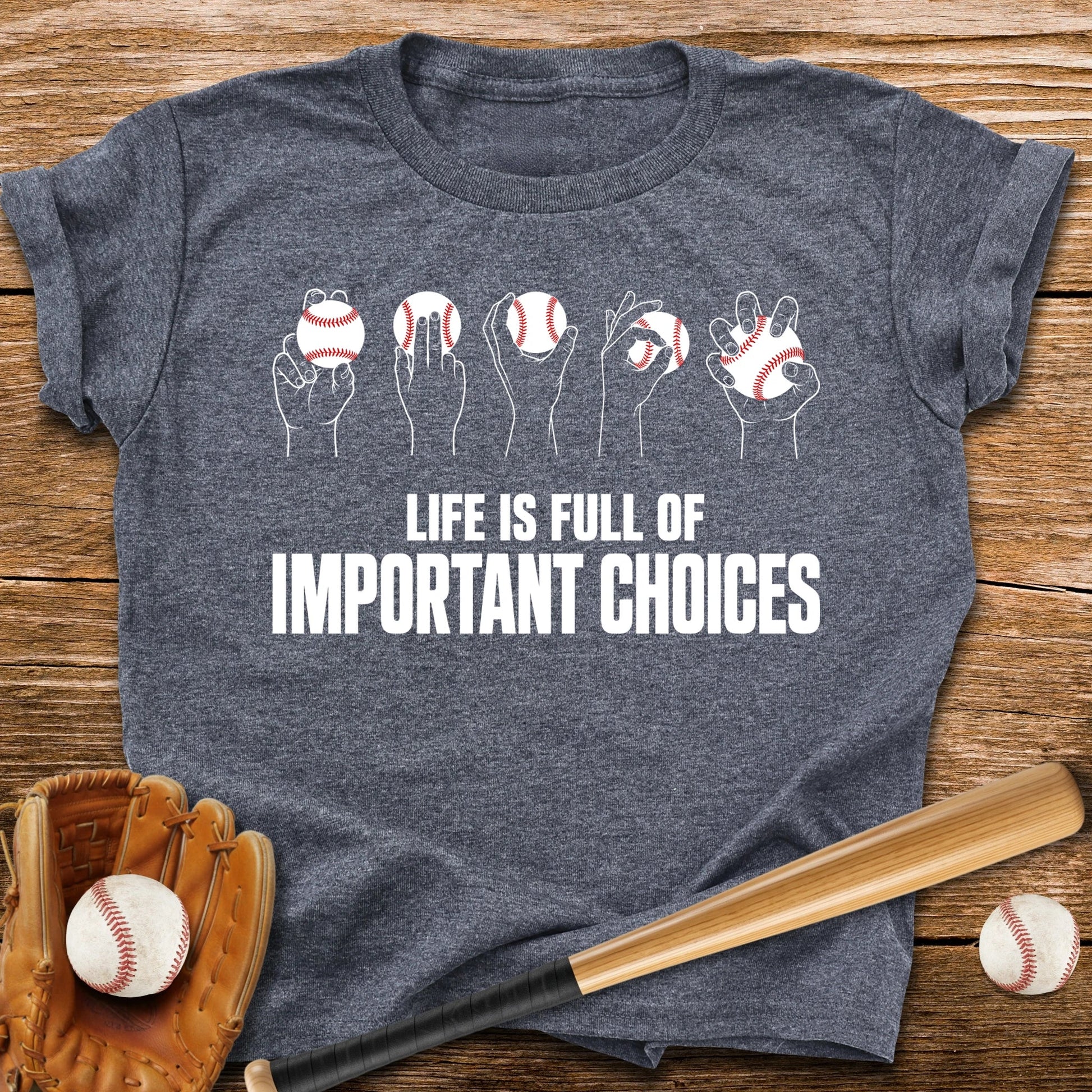 Pitcher Grip Choices Youth Tee - HomeRun PrintsKids clothes