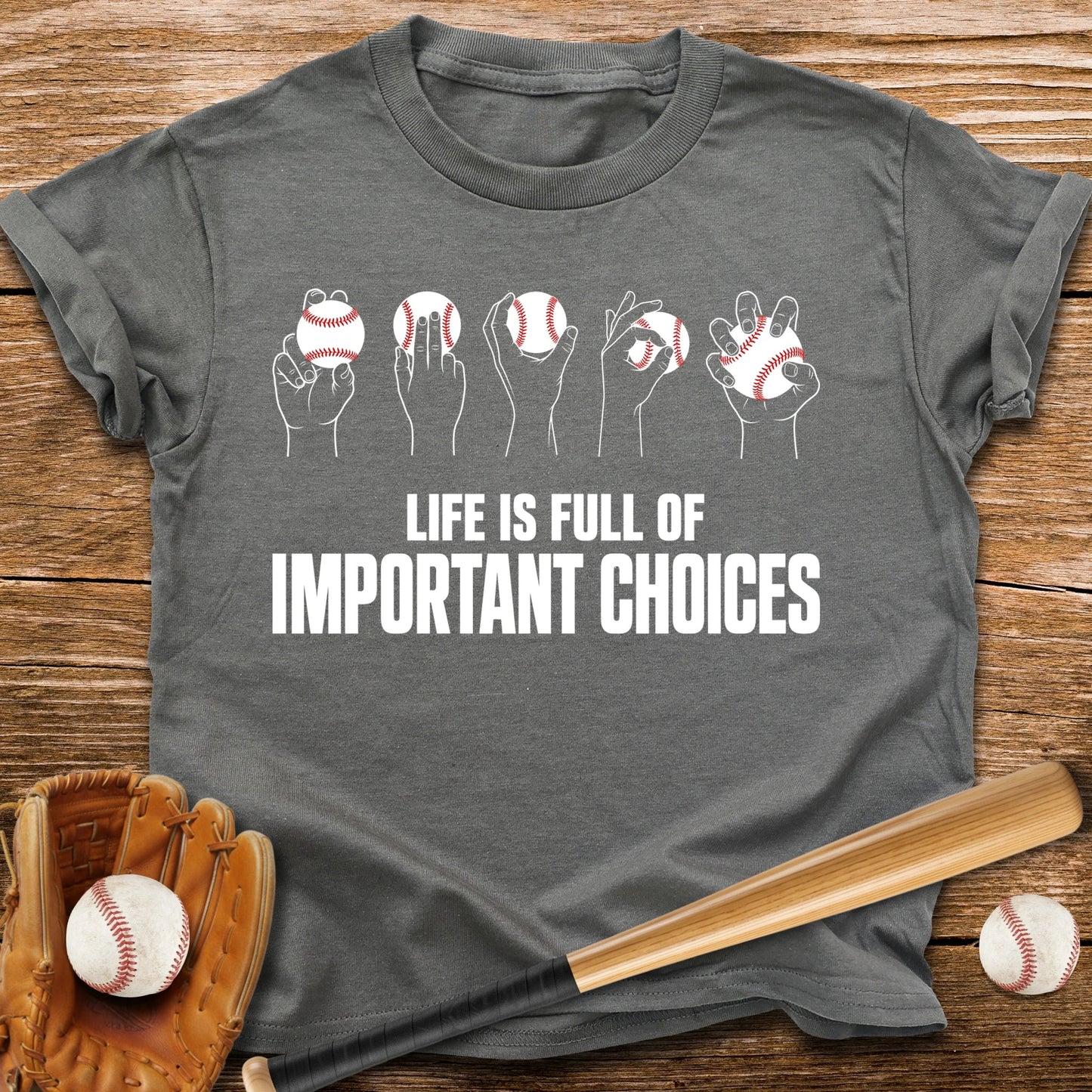 Pitcher Grip Choices Youth Tee - HomeRun PrintsKids clothes
