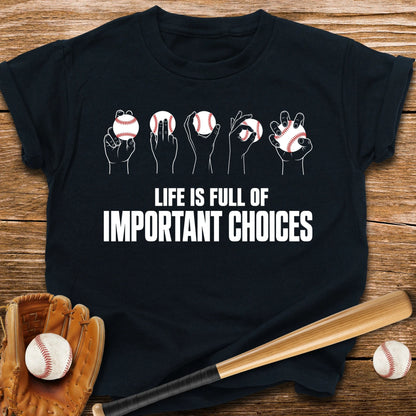 Pitcher Grip Choices Youth Tee - HomeRun PrintsKids clothes