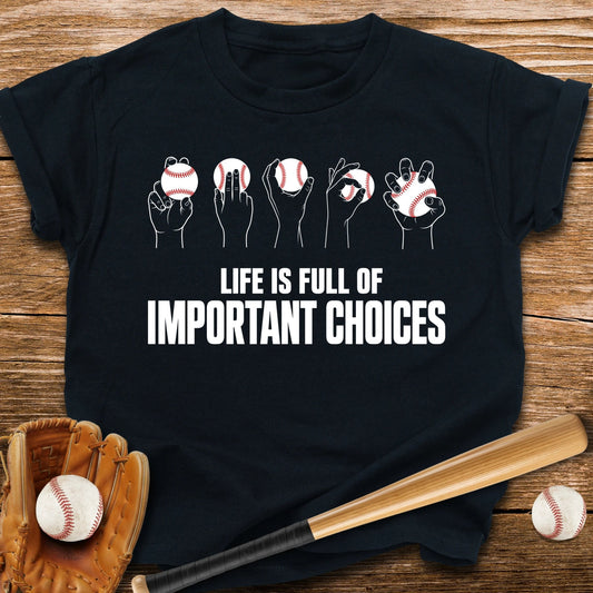 Pitcher Grip Choices Youth Tee - HomeRun PrintsKids clothes