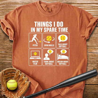 Pitcher Lives For Softball - HomeRun PrintsComfort Colors