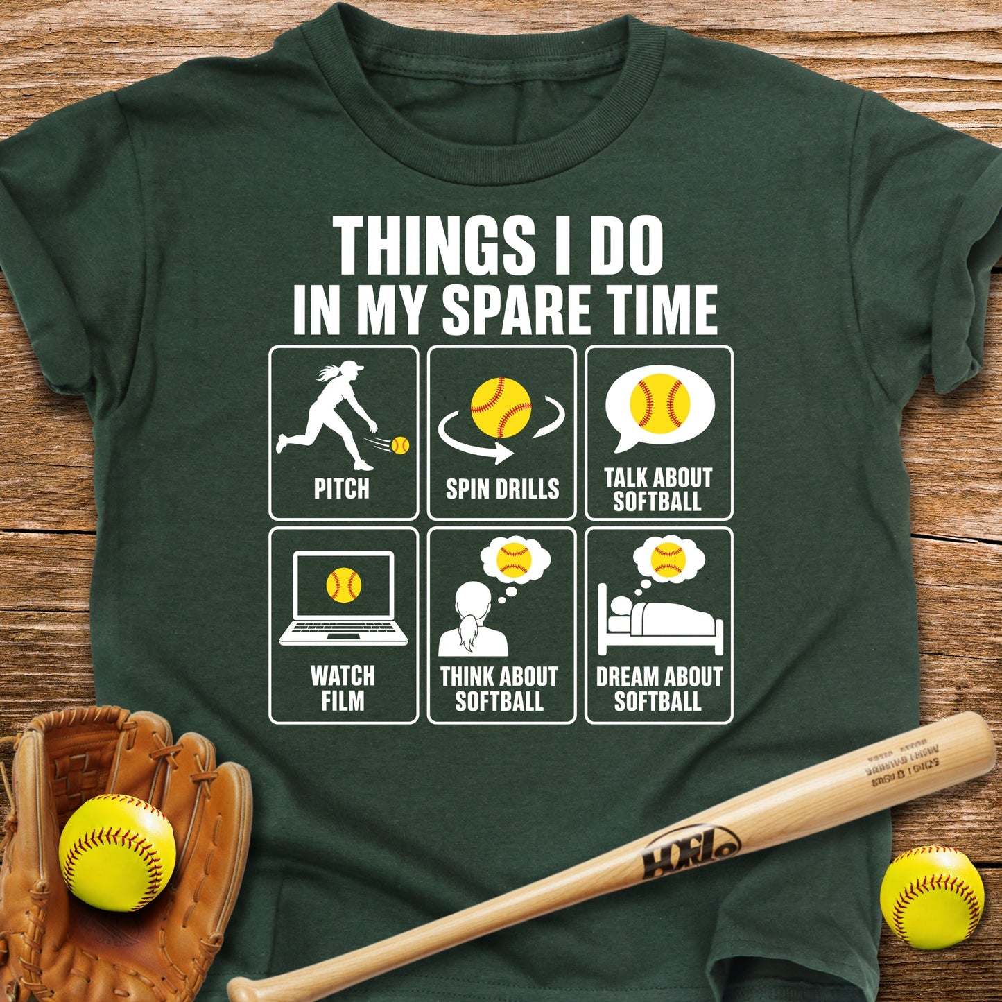 Pitcher Lives For Softball Youth Tee - HomeRun PrintsKids clothes