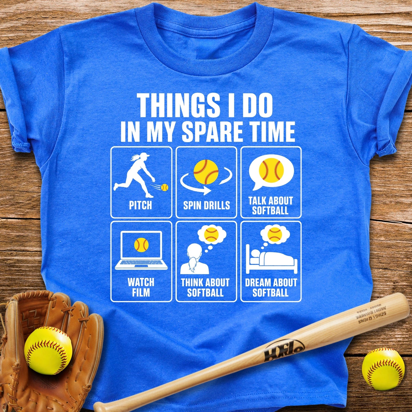 Pitcher Lives For Softball Youth Tee - HomeRun PrintsKids clothes