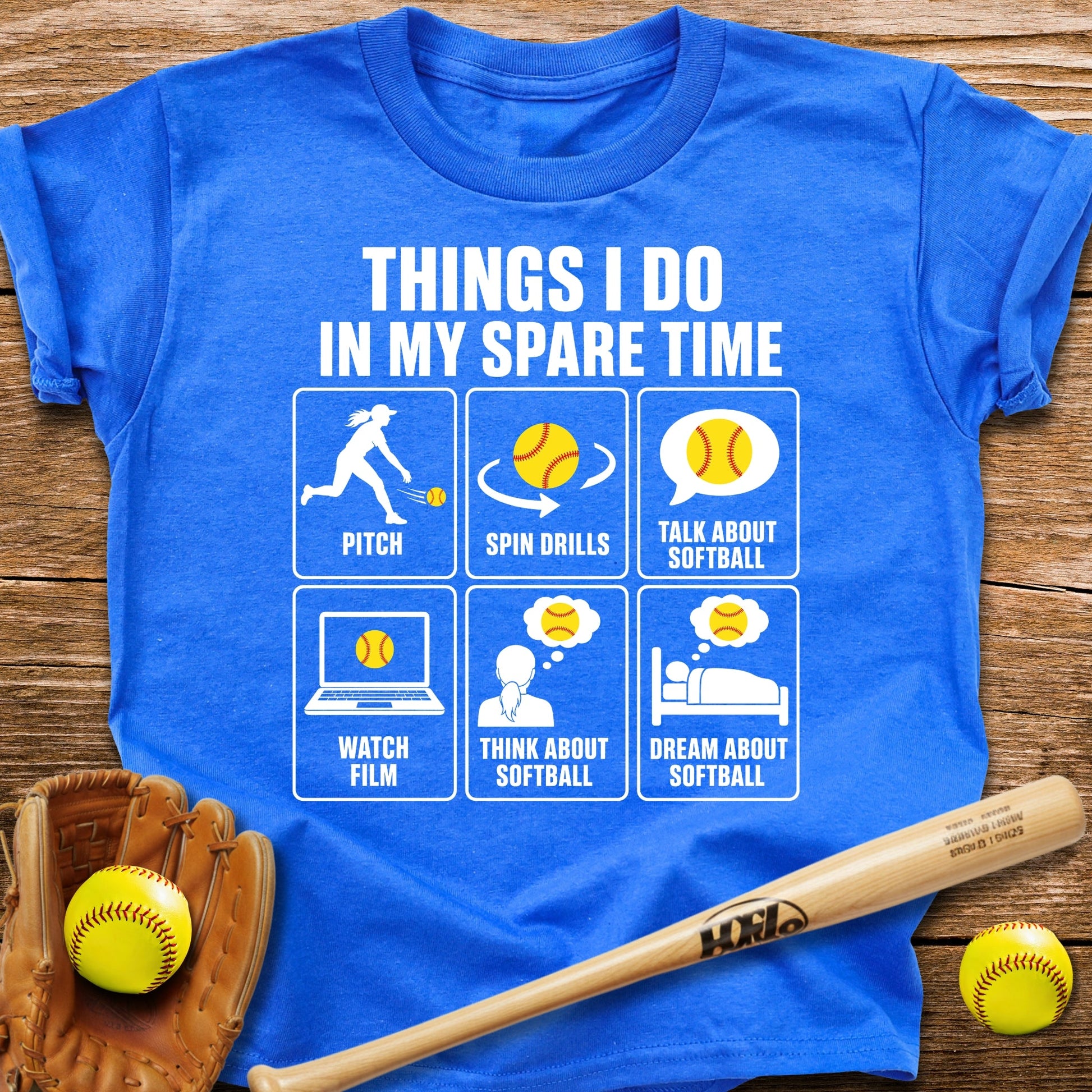 Pitcher Lives For Softball Youth Tee - HomeRun PrintsKids clothes