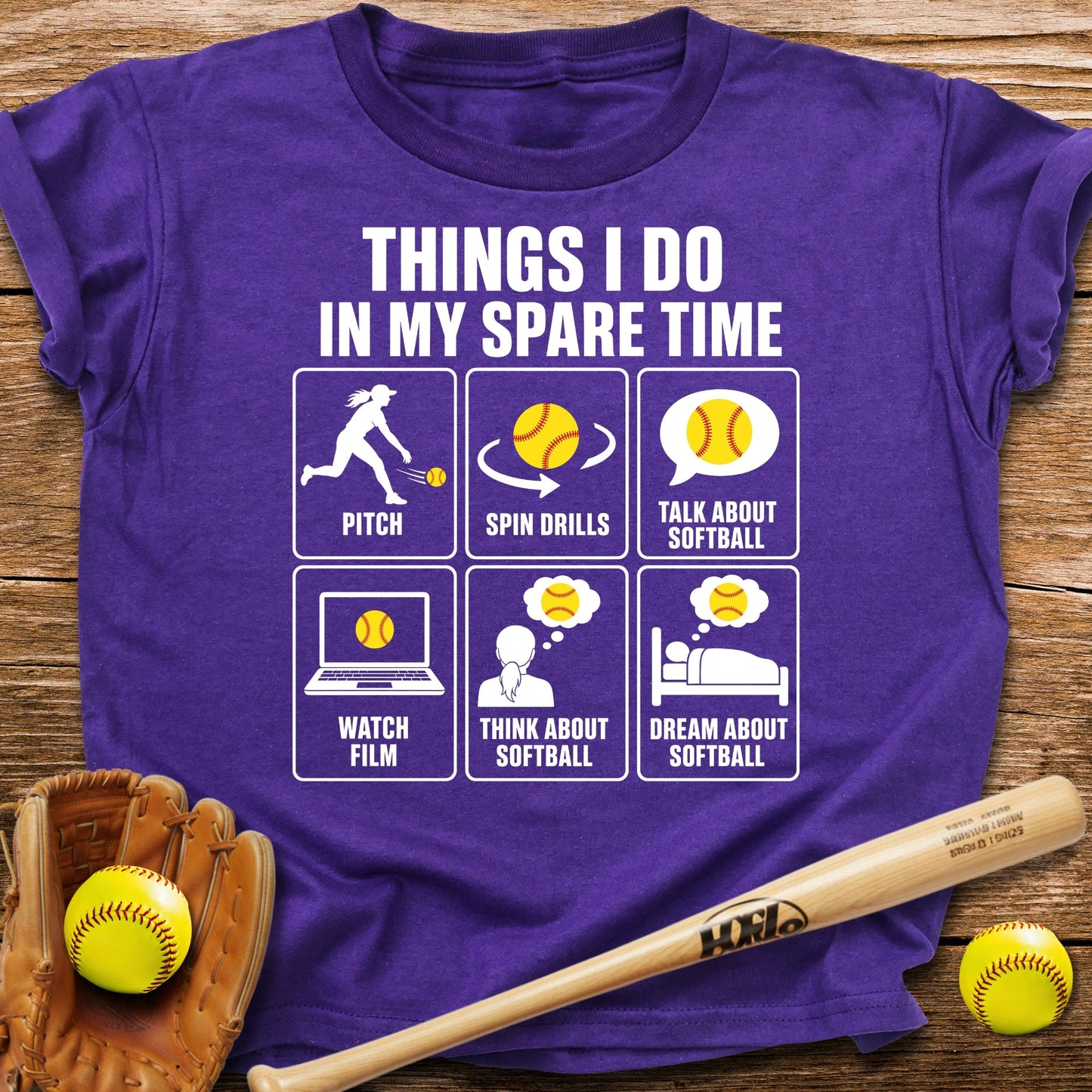 Pitcher Lives For Softball Youth Tee - HomeRun PrintsKids clothes