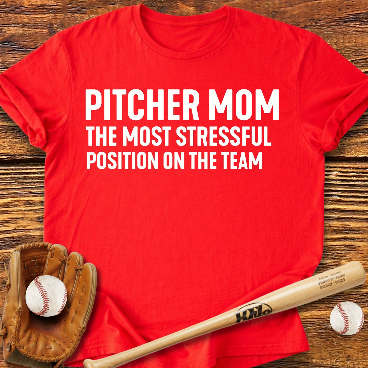 Pitcher Mom T-Shirt - HomeRun PrintsT-Shirt