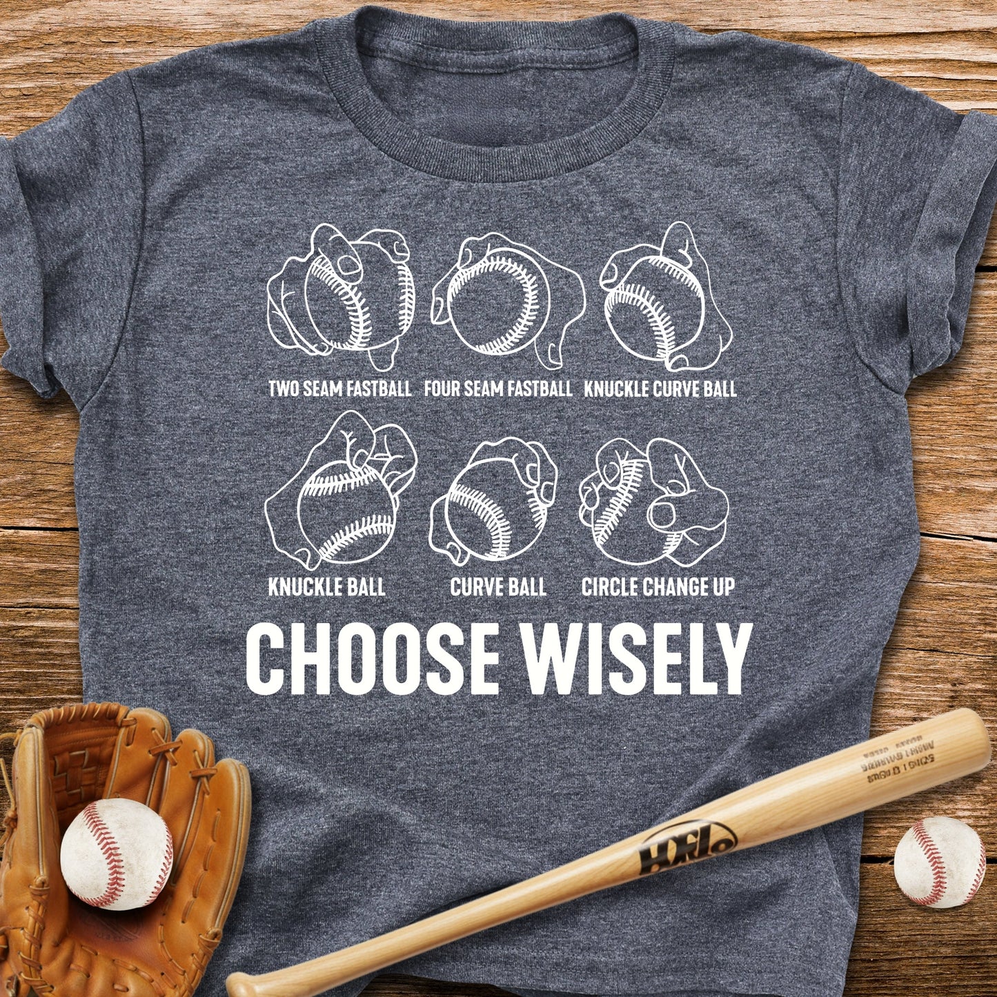 Pitcher Picks Wisely Youth Tee - HomeRun PrintsKids clothes