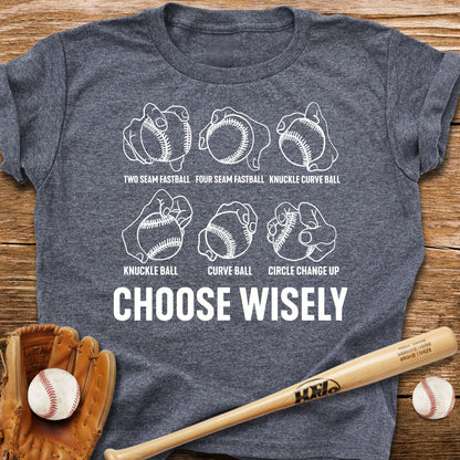 Pitcher Picks Wisely Youth Tee - HomeRun PrintsKids clothes