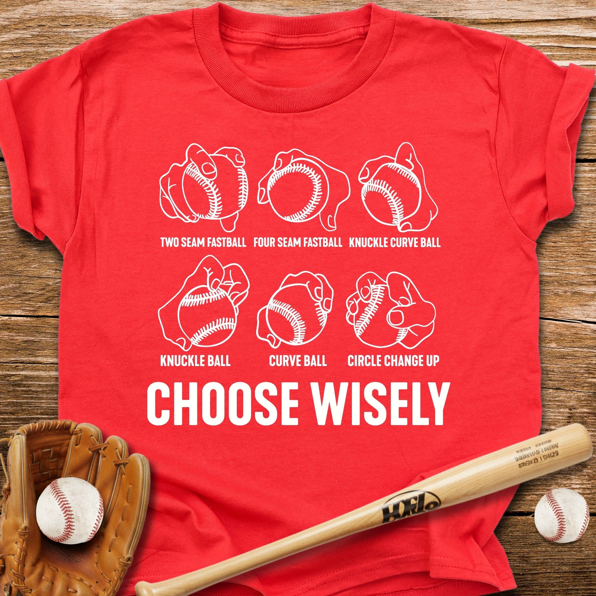 Pitcher Picks Wisely Youth Tee - HomeRun PrintsKids clothes
