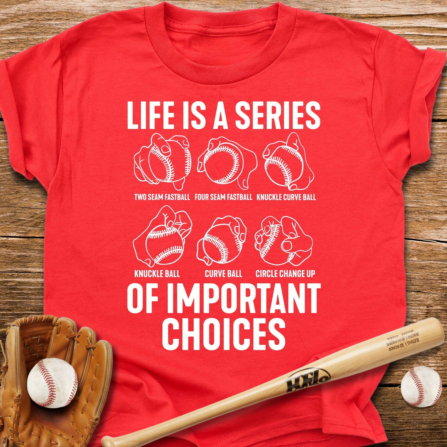 Pitcher's Big Choices Youth Tee - HomeRun PrintsKids clothes