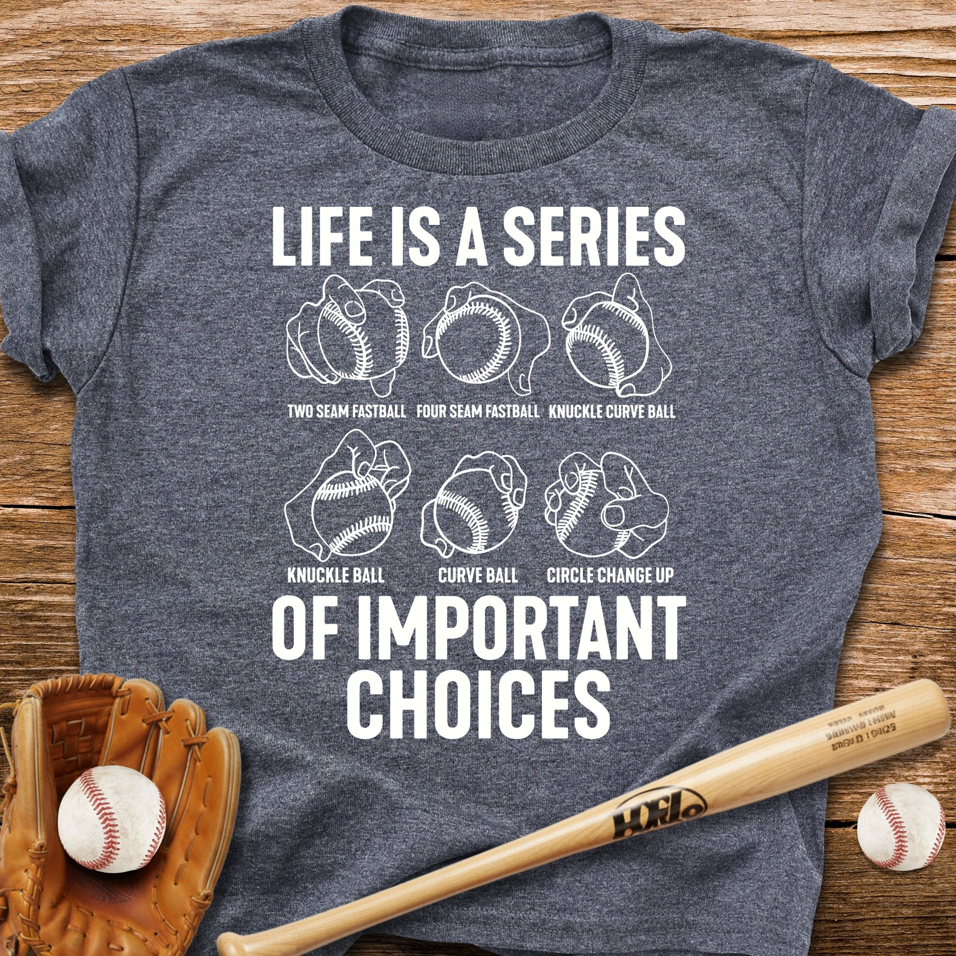 Pitcher's Big Choices Youth Tee - HomeRun PrintsKids clothes