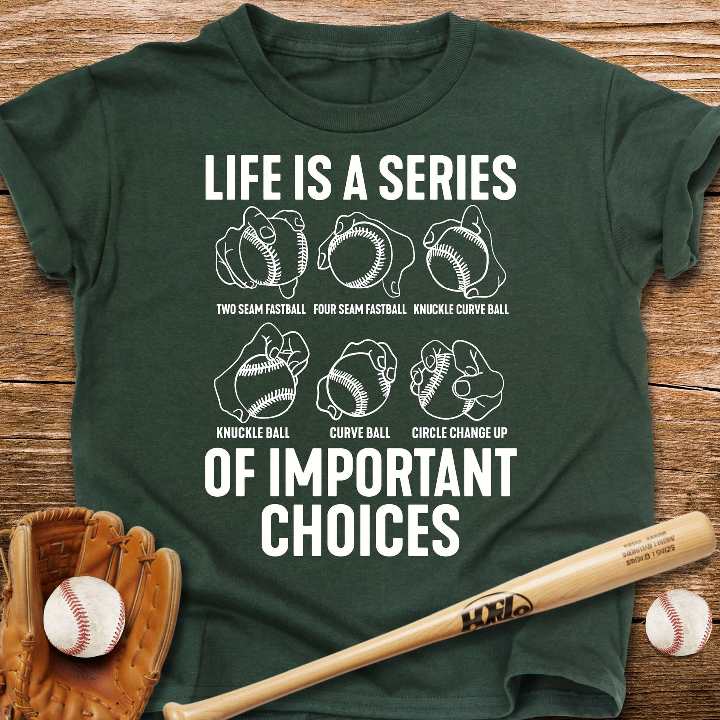 Pitcher's Big Choices Youth Tee - HomeRun PrintsKids clothes