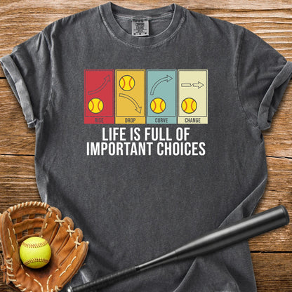 Pitcher's Four Big Choices - HomeRun PrintsComfort Colors