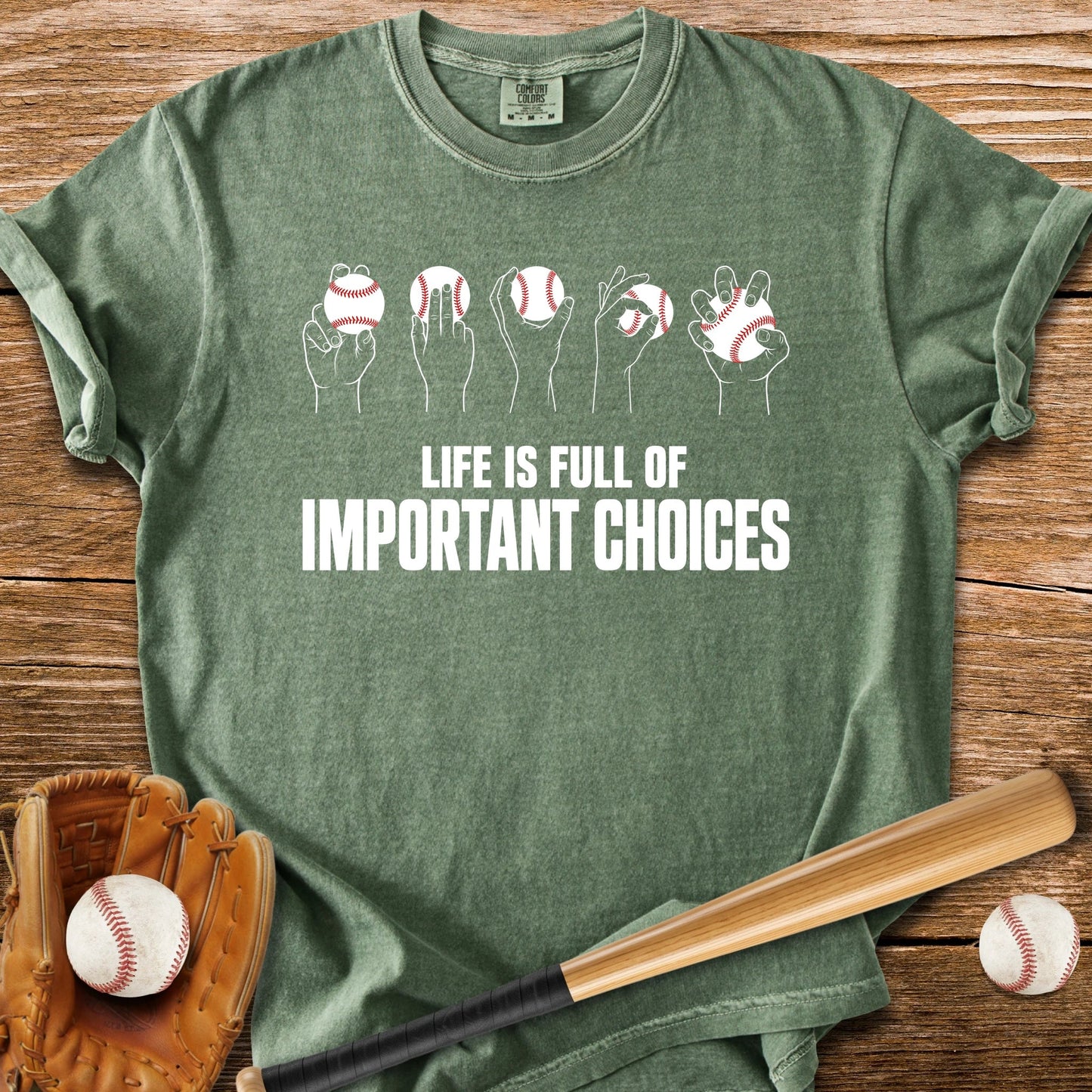 Pitcher's Grip Choices - HomeRun PrintsComfort Colors