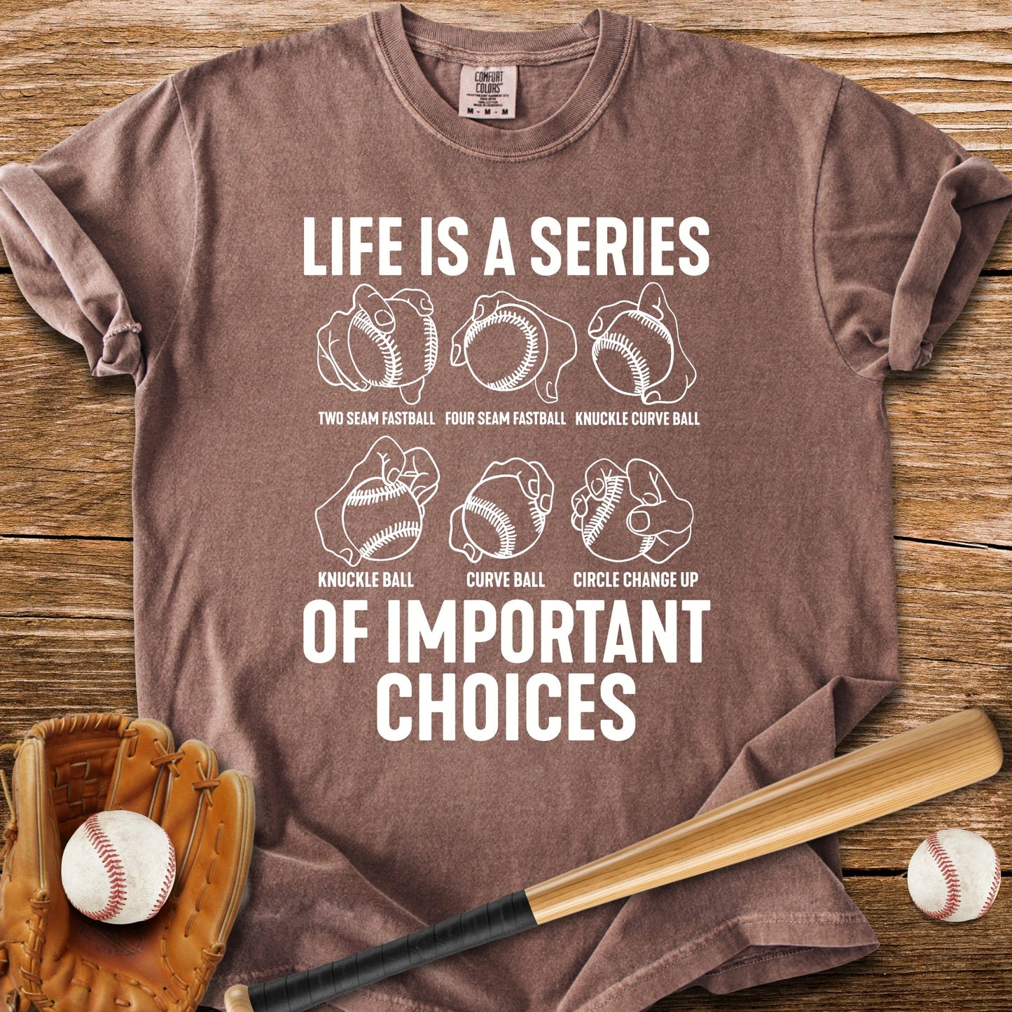 Pitcher's Grip Decisions - HomeRun PrintsComfort Colors
