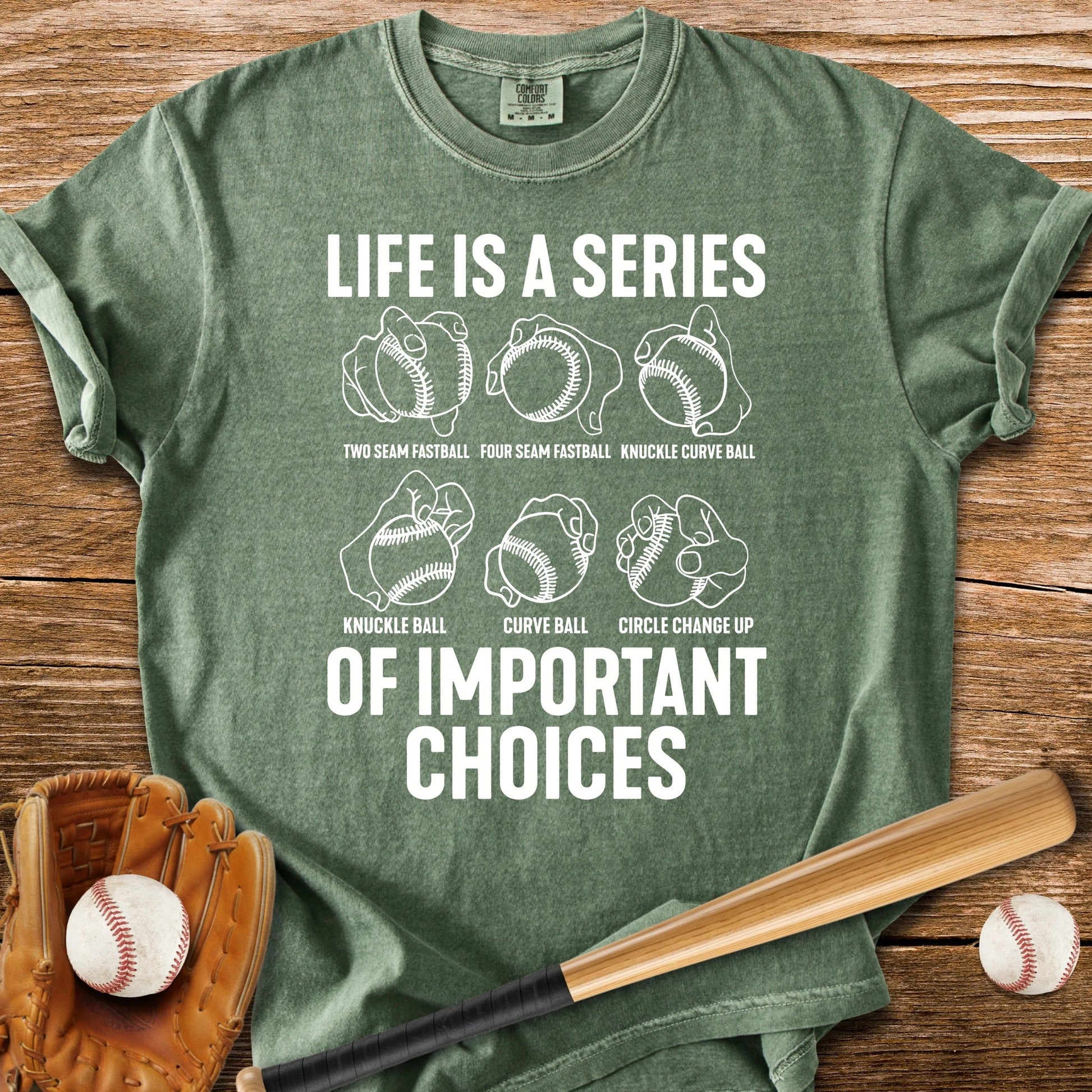 Pitcher's Grip Decisions - HomeRun PrintsComfort Colors