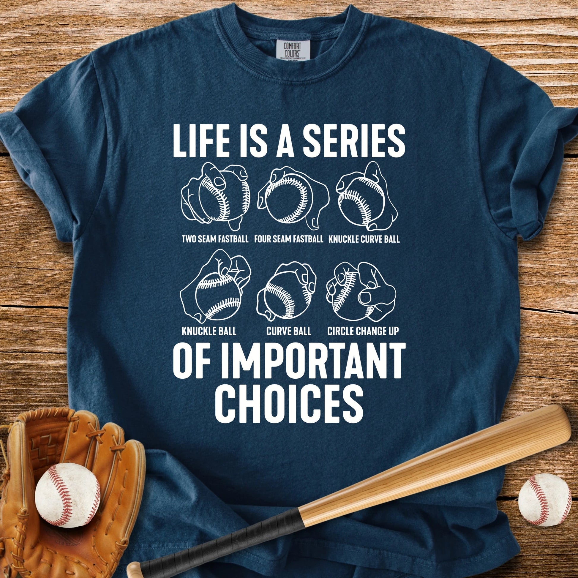 Pitcher's Grip Decisions - HomeRun PrintsComfort Colors