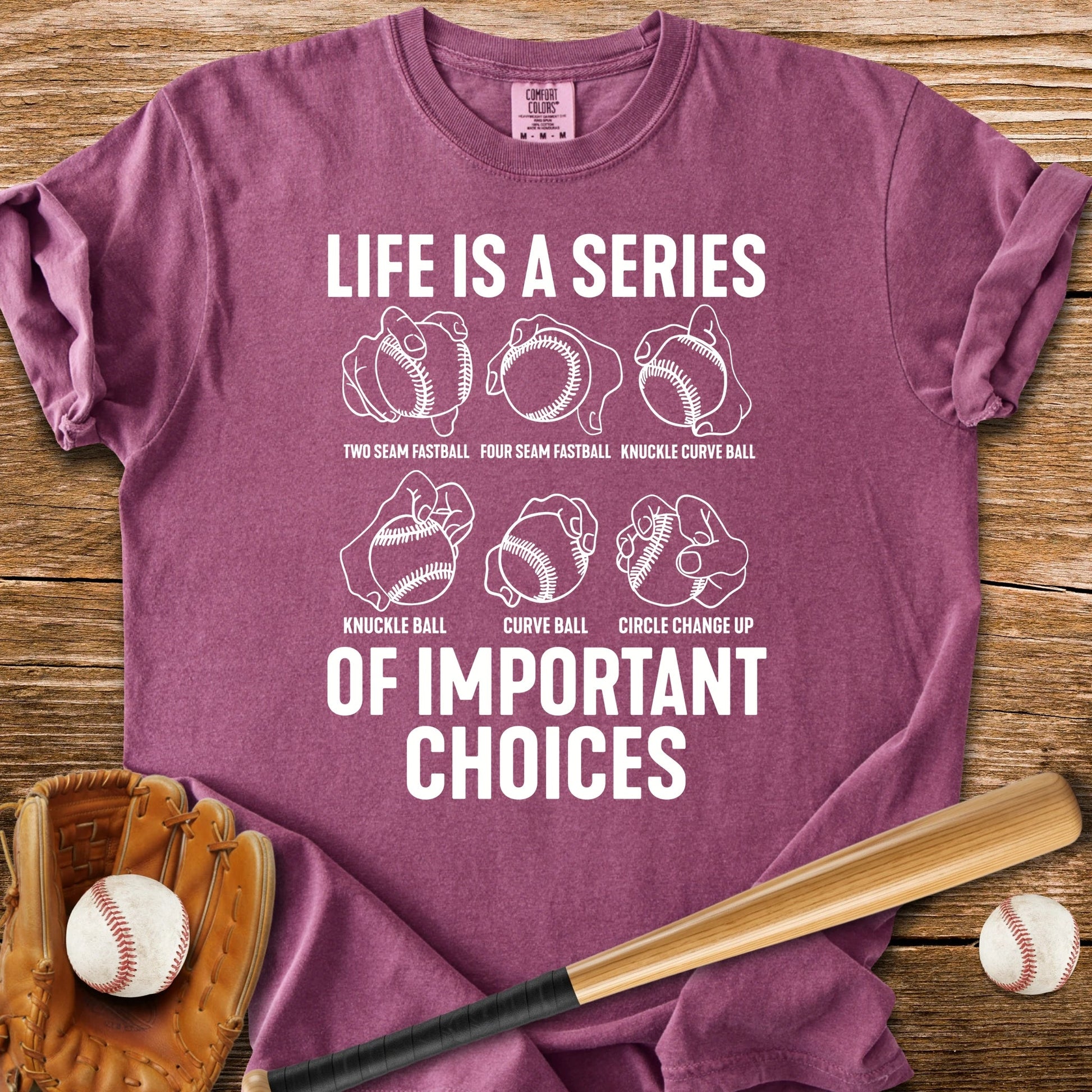 Pitcher's Grip Decisions - HomeRun PrintsComfort Colors