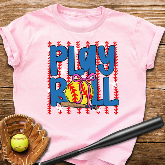 Play Ball Softball Youth Tee - HomeRun PrintsKids clothes