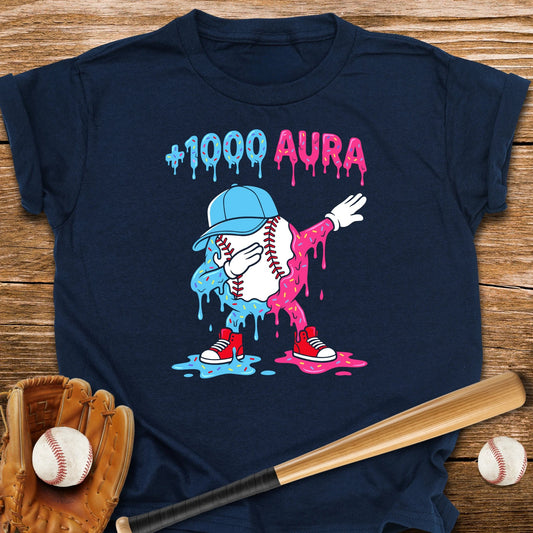 Plus 1000 Aura Baseball Youth Tee - HomeRun PrintsKids clothes
