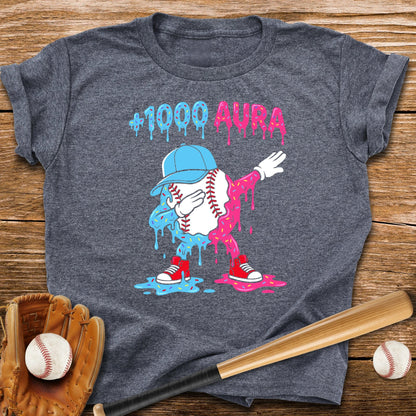 Plus 1000 Aura Baseball Youth Tee - HomeRun PrintsKids clothes
