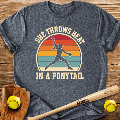 Ponytail Power Pitcher T-Shirt - HomeRun PrintsT-Shirt