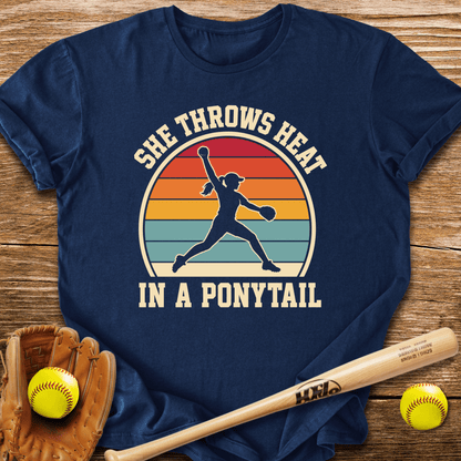Ponytail Power Pitcher T-Shirt - HomeRun PrintsT-Shirt