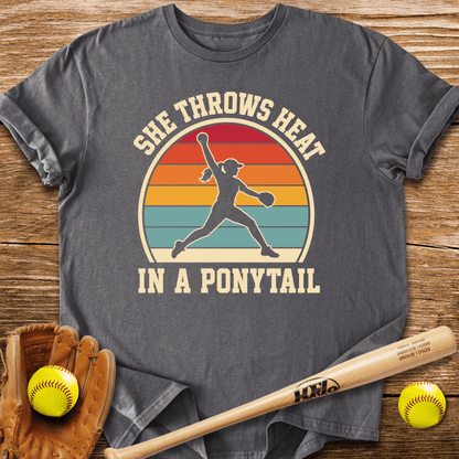 Ponytail Power Pitcher T-Shirt - HomeRun PrintsT-Shirt