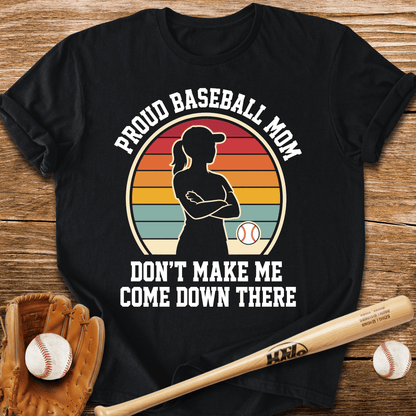 Proud Baseball Mom T-Shirt - HomeRun PrintsT-Shirt