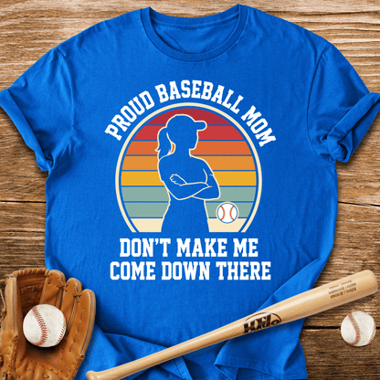 Proud Baseball Mom T-Shirt - HomeRun PrintsT-Shirt