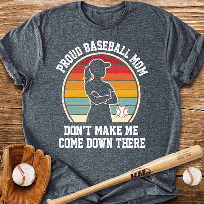 Proud Baseball Mom T-Shirt - HomeRun PrintsT-Shirt
