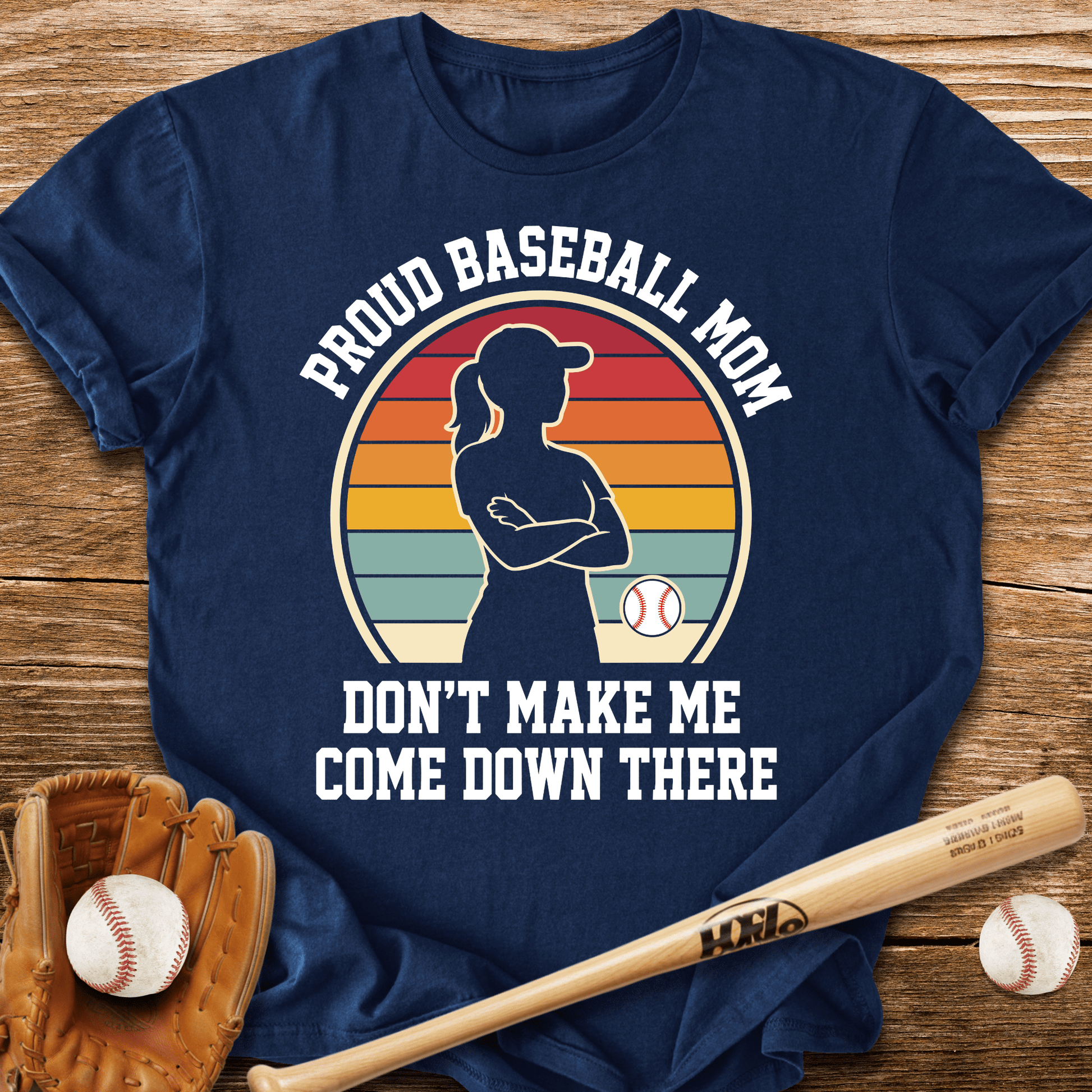 Proud Baseball Mom T-Shirt - HomeRun PrintsT-Shirt