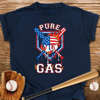 Pure Gas Patriotic Baseball Youth Tee - HomeRun PrintsKids clothes