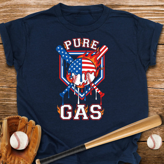 Pure Gas Patriotic Baseball Youth Tee - HomeRun PrintsKids clothes