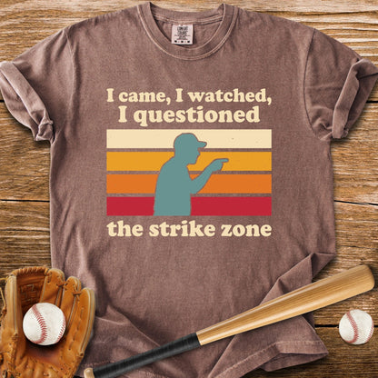 Questioned The Strike Zone - HomeRun PrintsComfort Colors