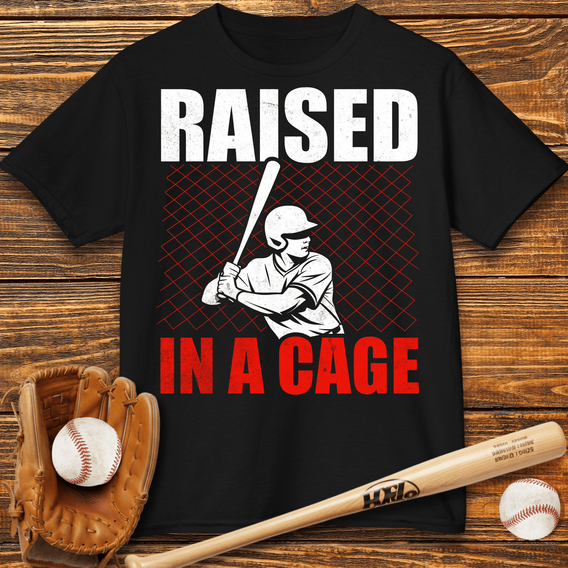 Raised In A Cage Kids T-Shirt - HomeRun PrintsKids clothes