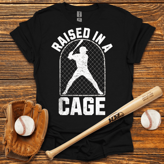 Raised In A Cage T-Shirt - HomeRun PrintsT-Shirt