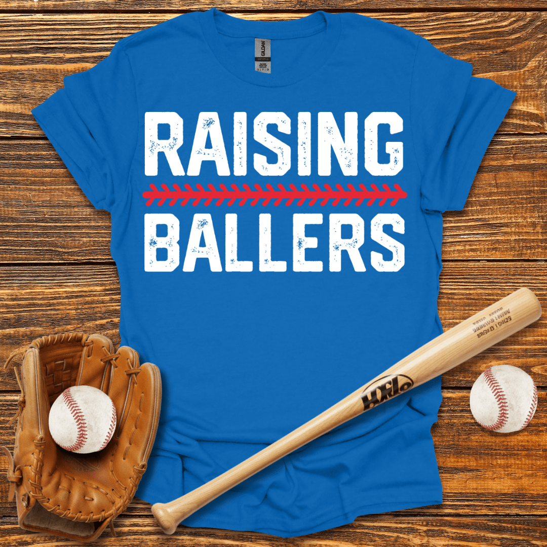 Raising Ballers T-Shirt - HomeRun PrintsT-Shirt