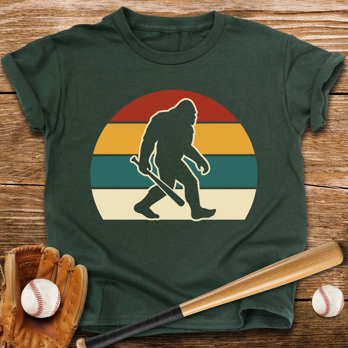 Retro Bigfoot Bat Youth Tee - HomeRun PrintsKids clothes